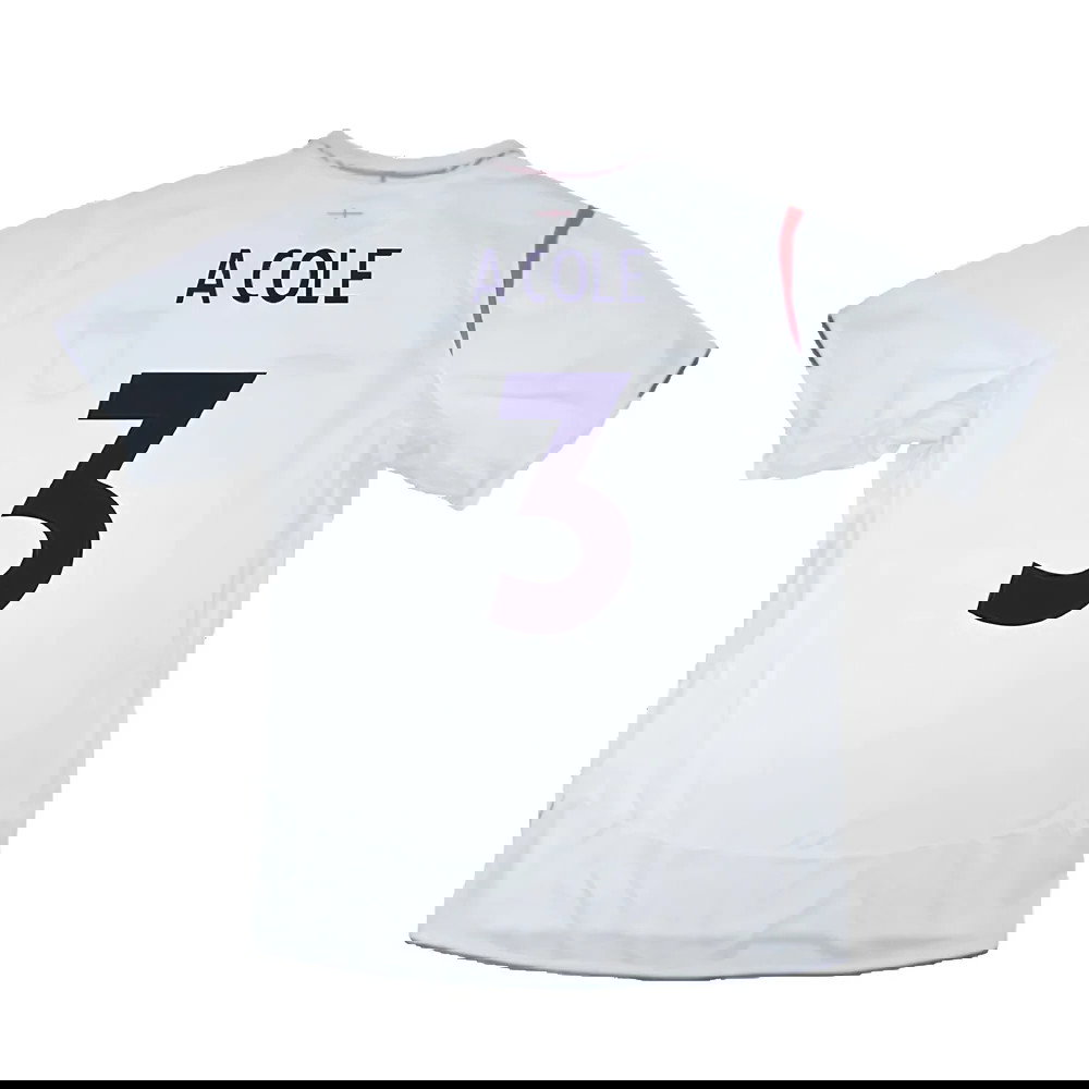 England 2005-2007 Home Shirt (XXL) (Very Good) (Very Good) (A COLE 3)