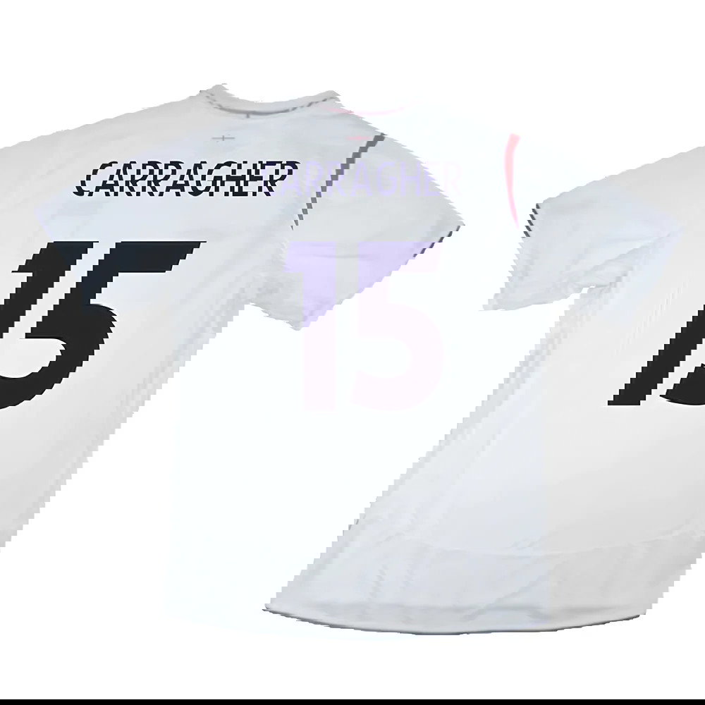 England 2005-2007 Home Shirt (XXL) (Very Good) (Very Good) (CARRAGHER 15)