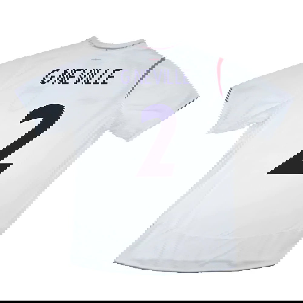 England 2005-2007 Home Shirt (XXL) (Very Good) (Very Good) (G NEVILLE 2)
