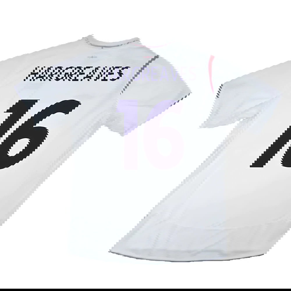 England 2005-2007 Home Shirt (XXL) (Very Good) (Very Good) (HARGREAVES 16)