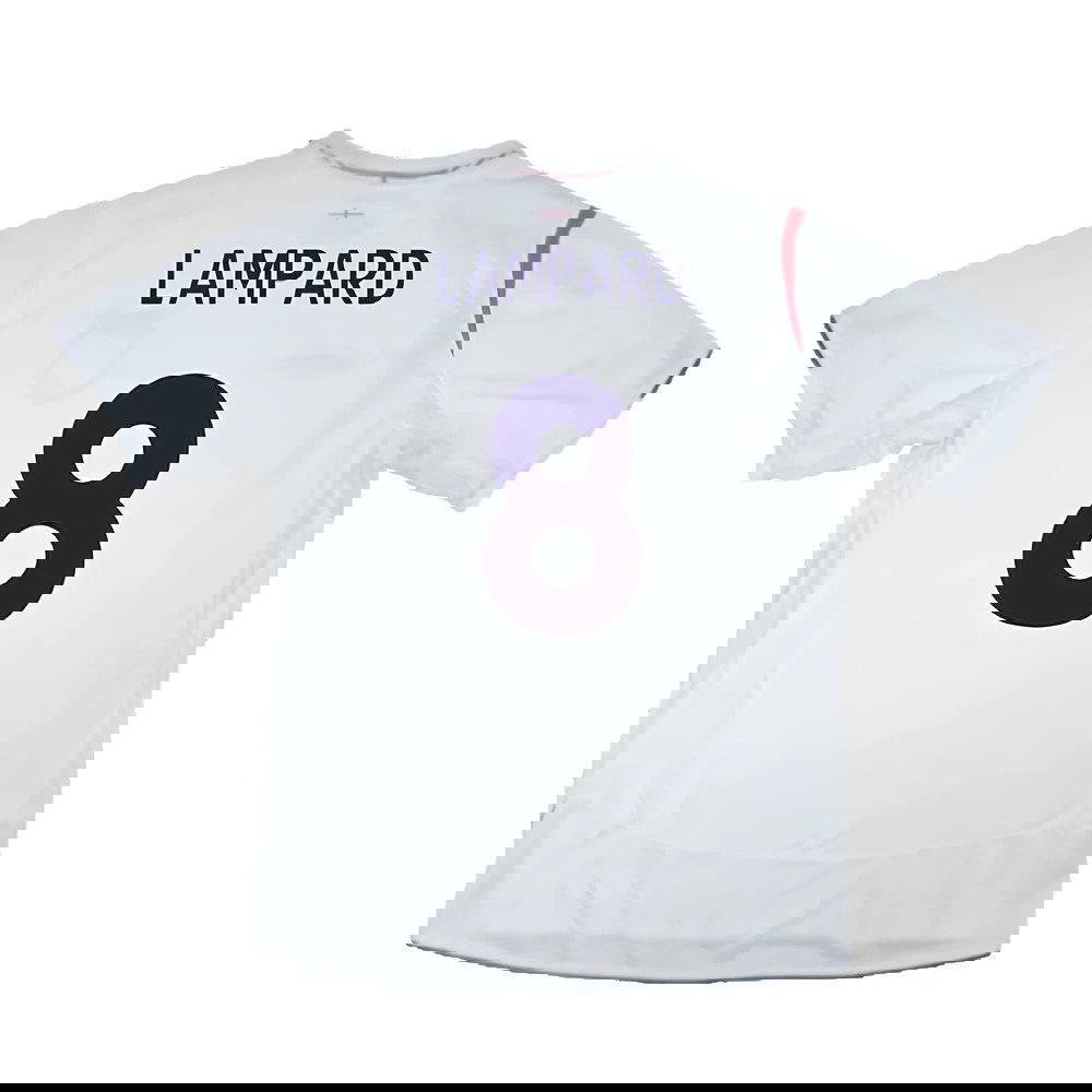 England 2005-2007 Home Shirt (XXL) (Mint) (LAMPARD 8)