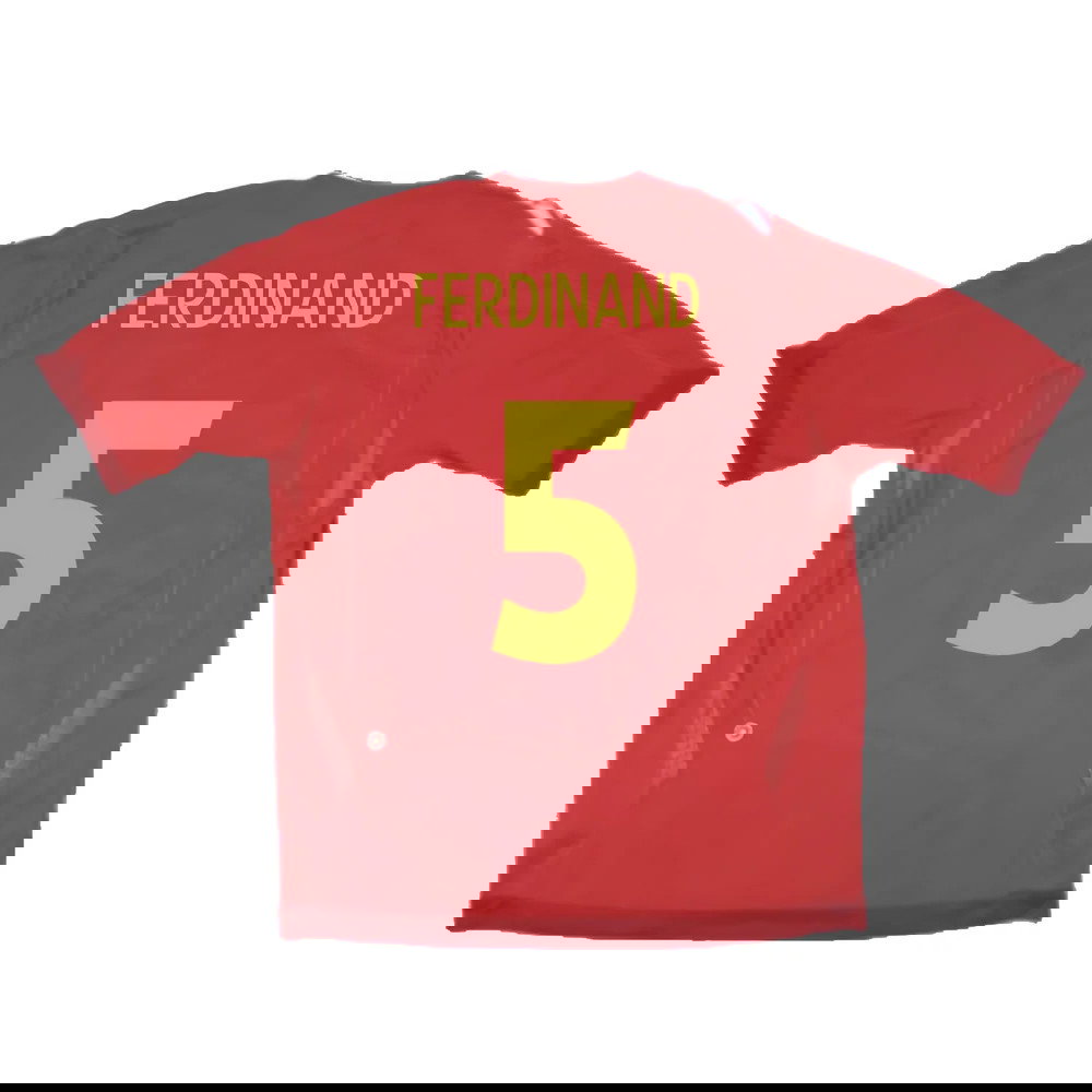 England 2006-08 Away (XL) (Very Good) (FERDINAND 5)