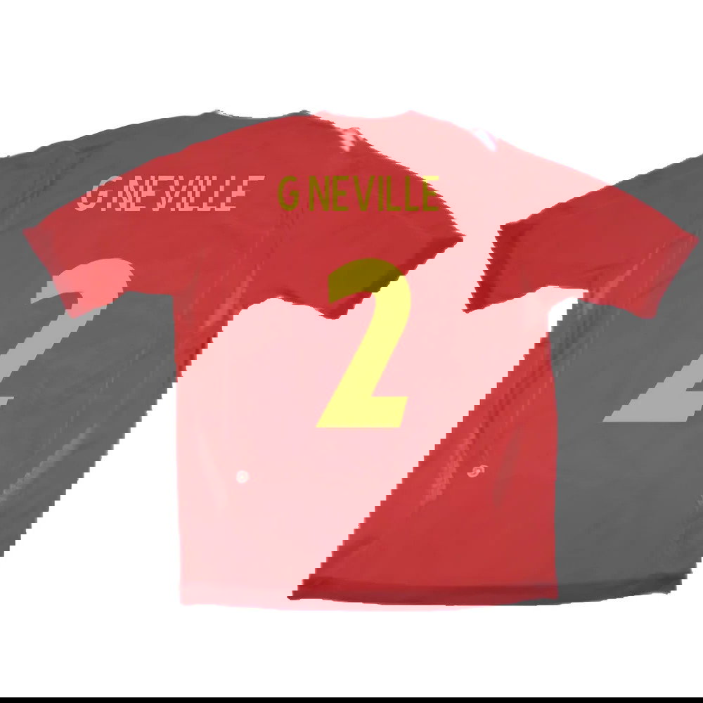 England 2006-08 Away (XL) (Very Good) (G NEVILLE 2)