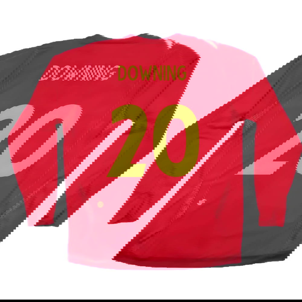 England 2006-08 Away Shirt (L/S) (L) (Very Good) (DOWNING 20)