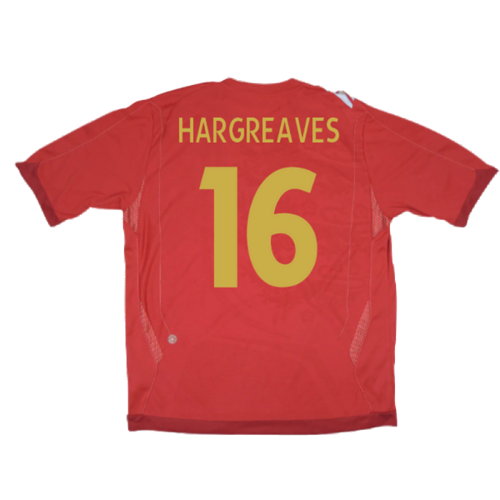 England 2006-08 Away Shirt (M) (Very Good) (HARGREAVES 16)