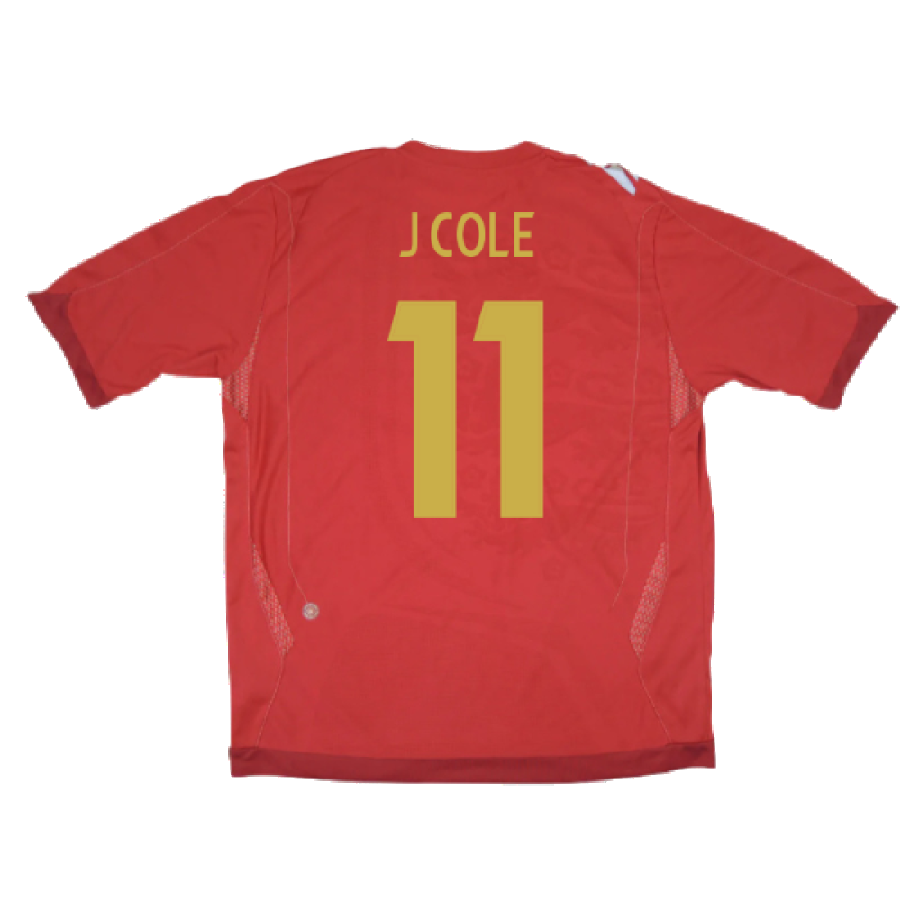 England 2006-08 Away Shirt (M) (Very Good) (J COLE 11)