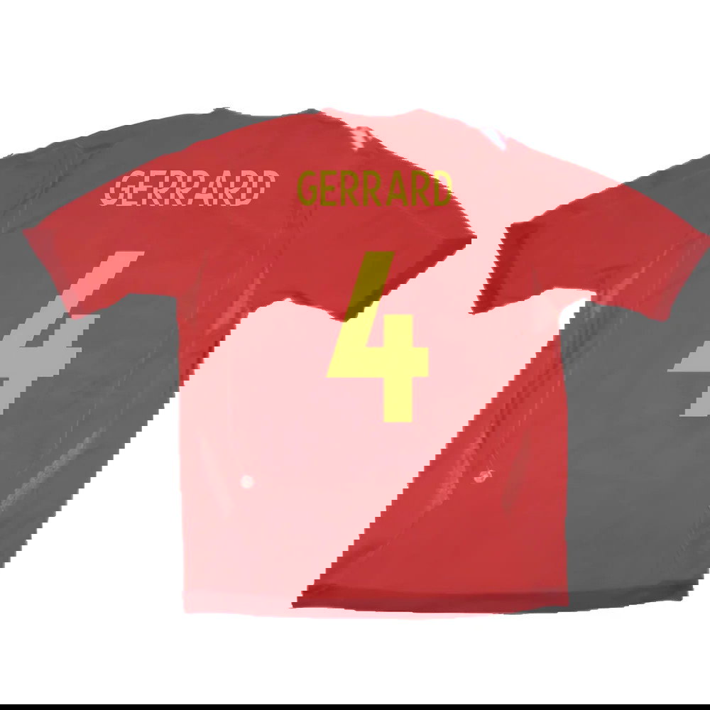 England 2006-08 Away Shirt (Very Good) (GERRARD 4)