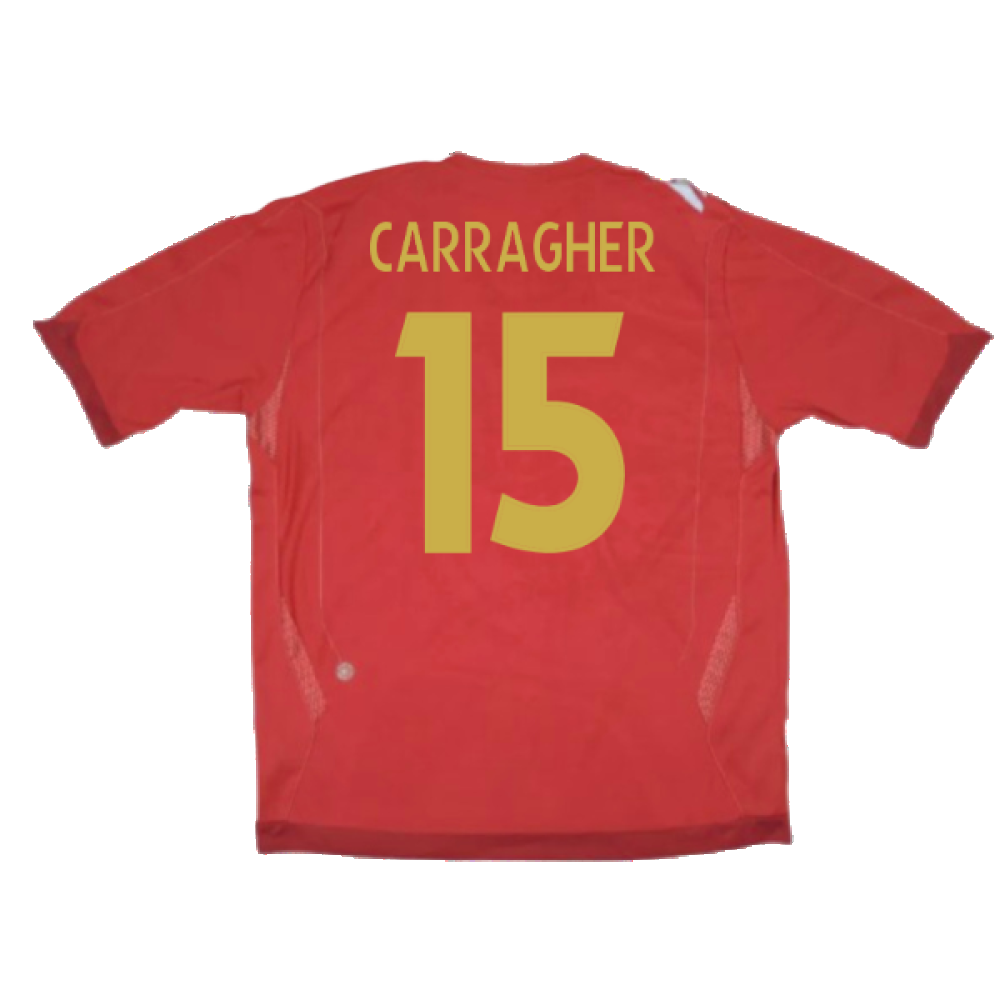 England 2006-08 Away Shirt (XLB 158cm) (Excellent) (CARRAGHER 15)