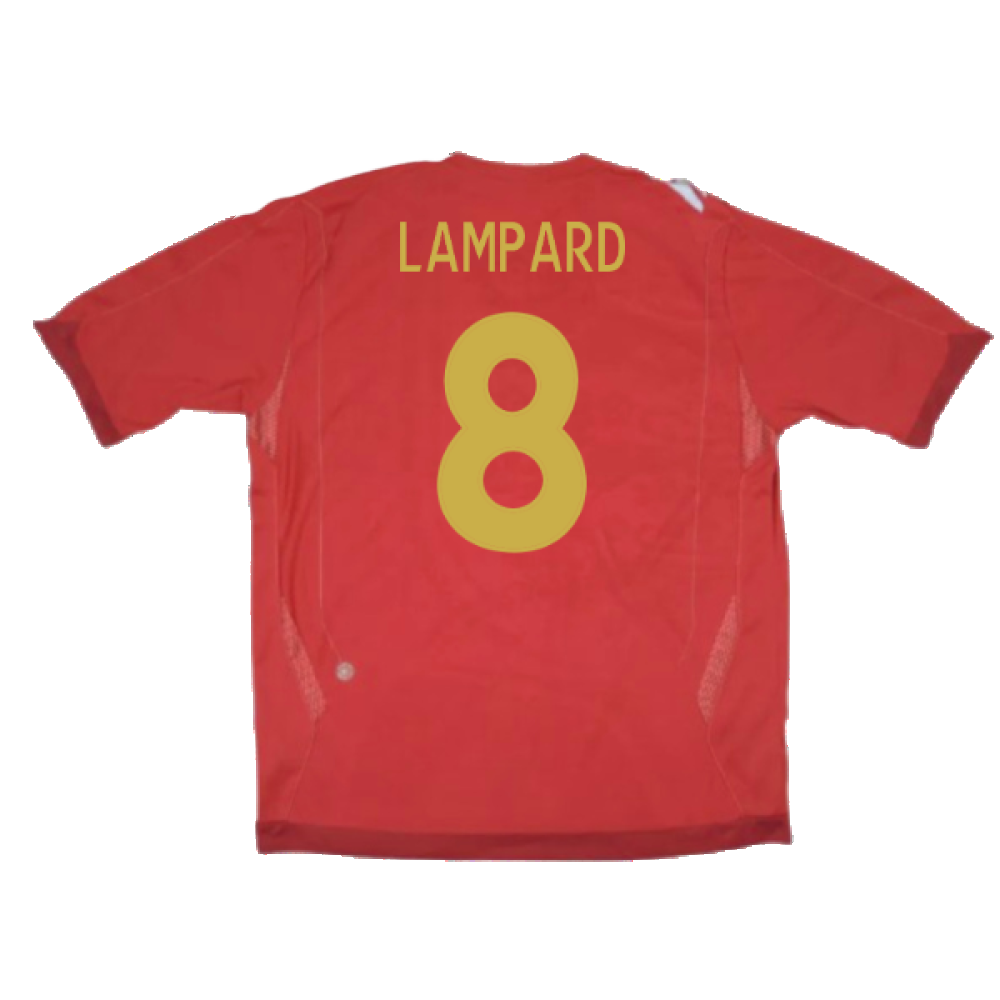 England 2006-08 Away Shirt (XLB 158cm) (Excellent) (LAMPARD 8)