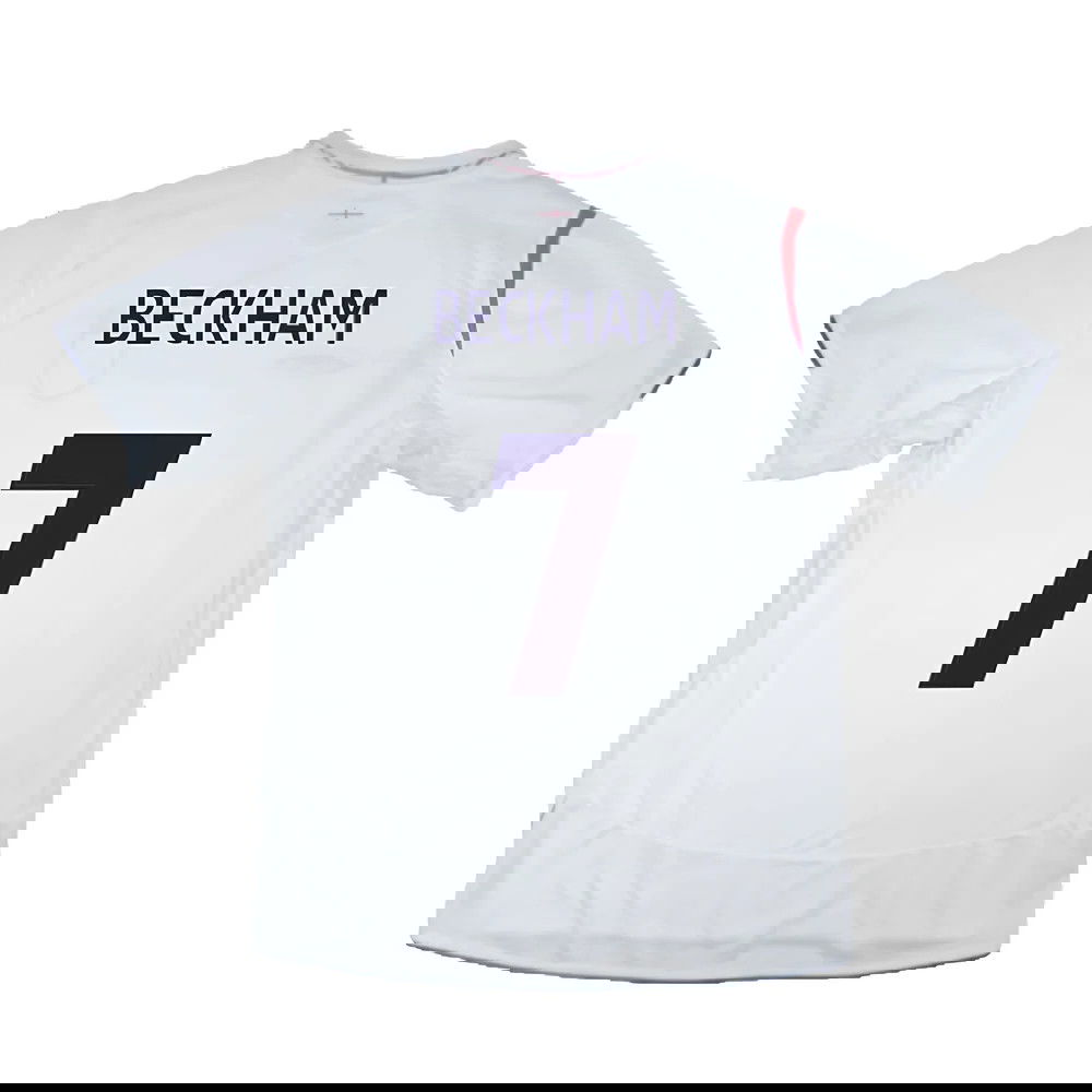 England 2006-08 Home Shirt (XL) (Excellent) (BECKHAM 7)