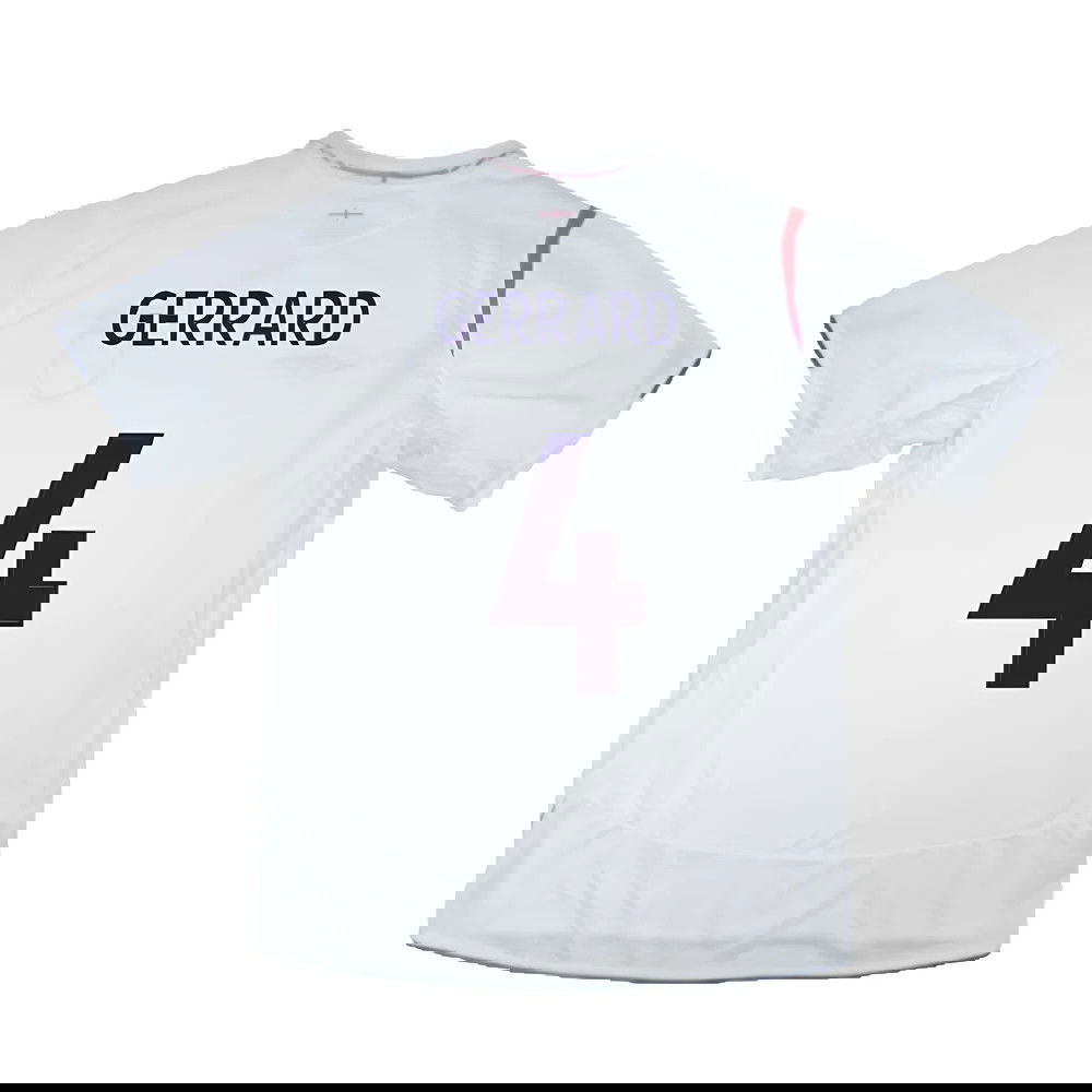 England 2006-08 Home Shirt (XL) (Excellent) (GERRARD 4)