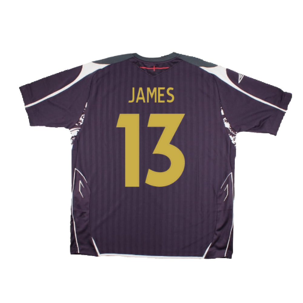 England 2007-08 GK Shirt ((Excellent) XXL) (James 13)
