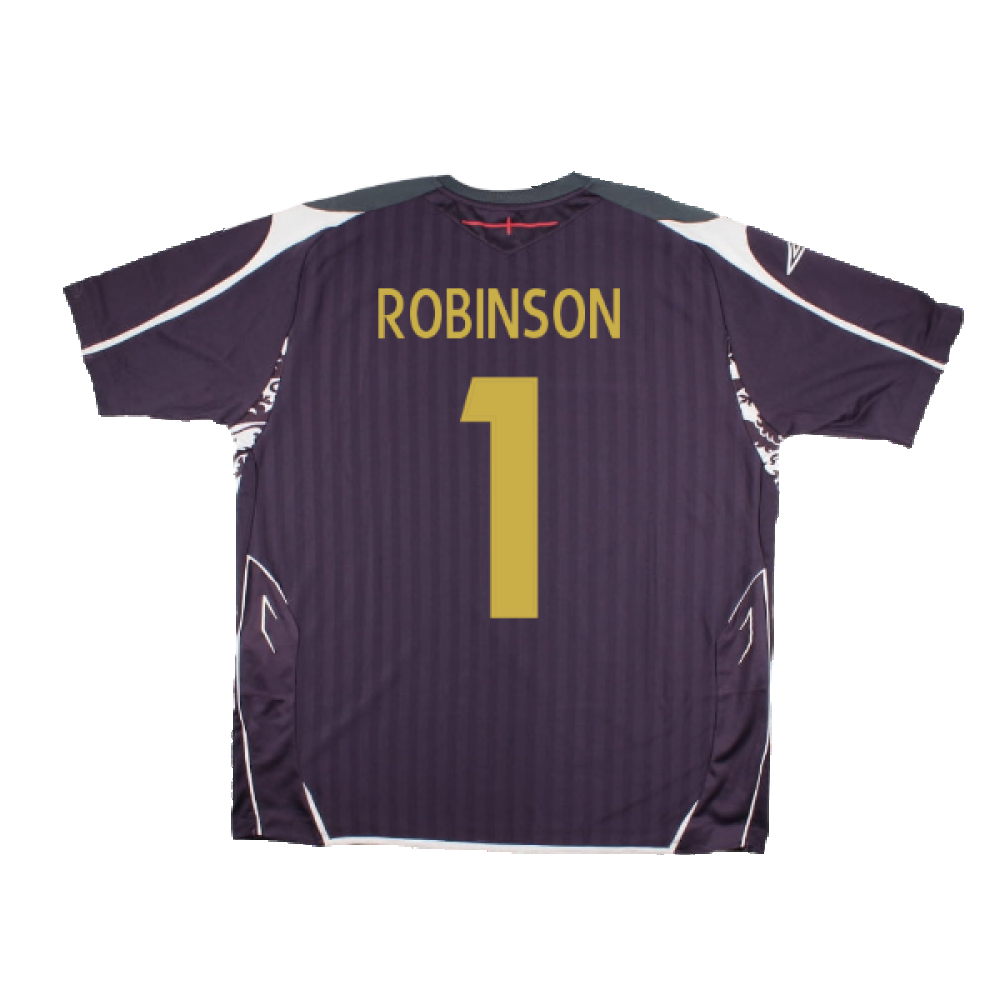 England 2007-08 GK Shirt ((Excellent) XXL) (Robinson 1)