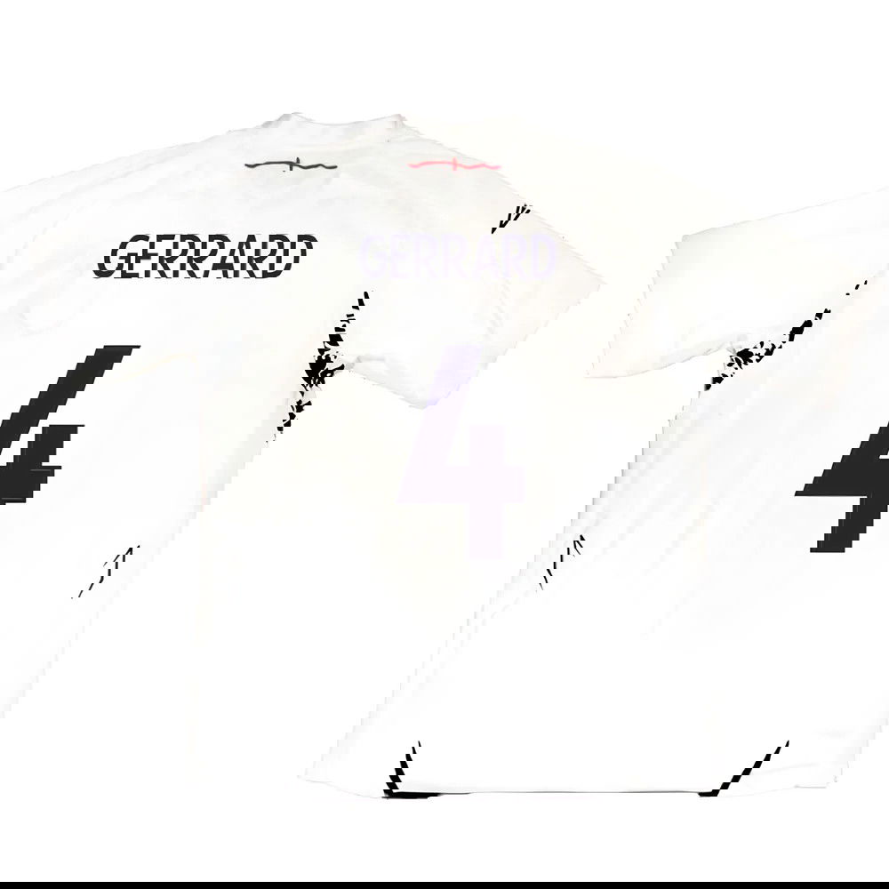 England 2007-09 Home Shirt (XL) (Excellent) (GERRARD 4)