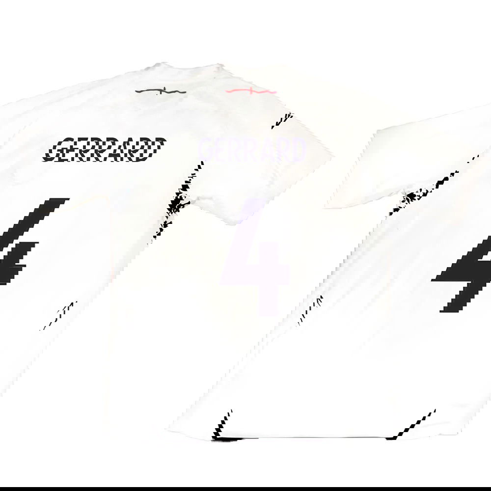 England 2007-09 Home Shirt (XXL) (Excellent) (GERRARD 4)