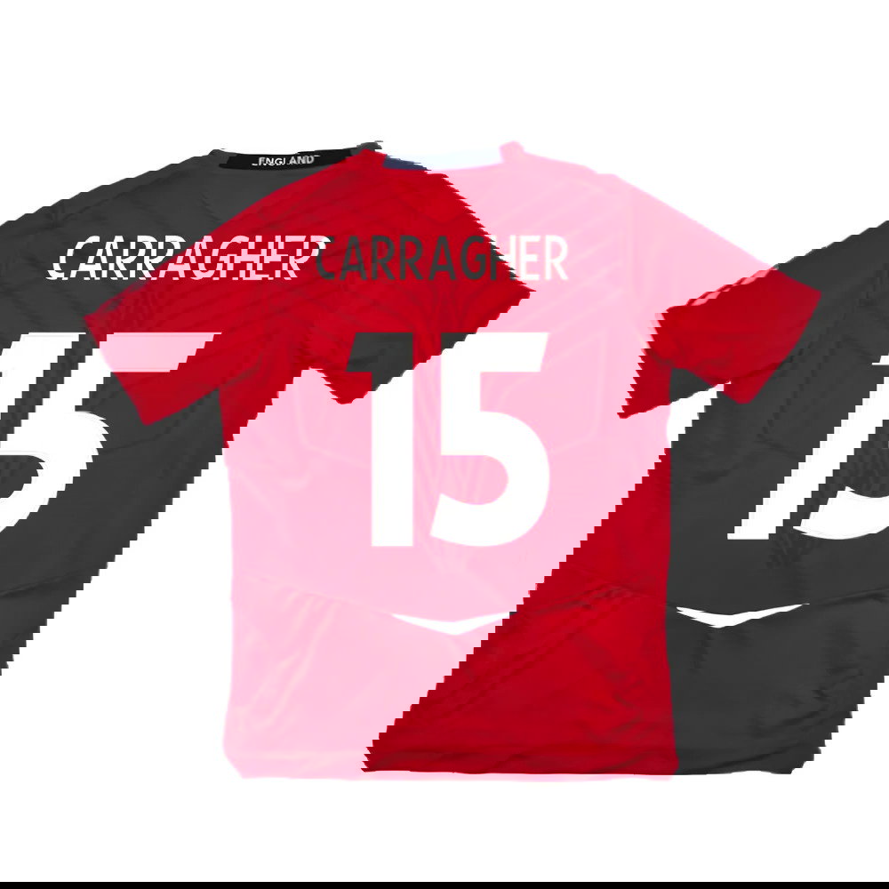 England 2008-10 Away Shirt (XL) (Excellent) (CARRAGHER 15)