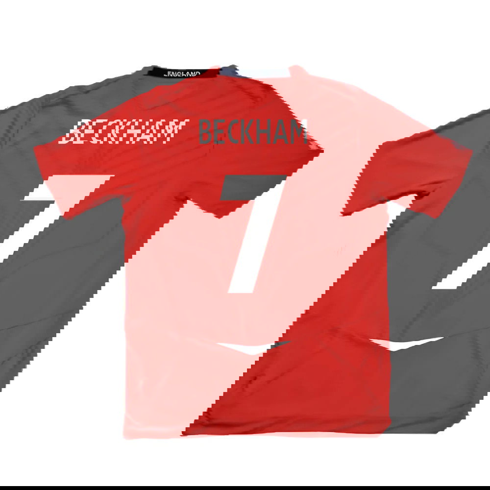 England 2008-10 Away Shirt (Excellent) (BECKHAM 7)