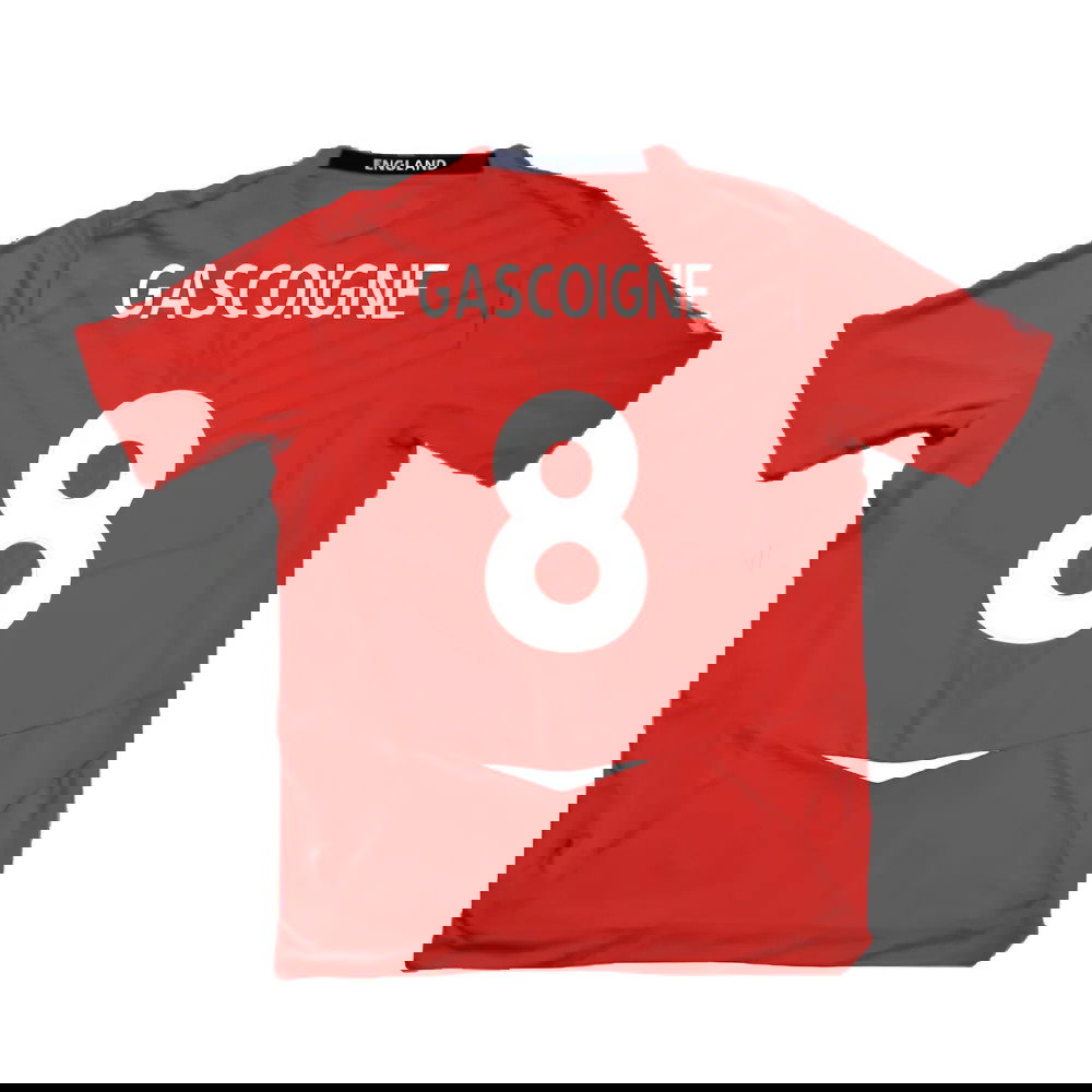 England 2008-10 Away Shirt (Excellent) (GASCOIGNE 8)
