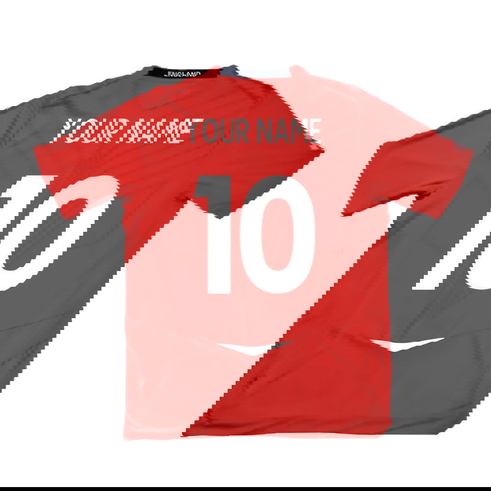 England 2008-10 Away Shirt (Excellent) (Your Name)
