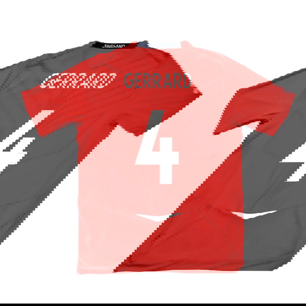 England 2008-10 Away Shirt (Very Good) (GERRARD 4)