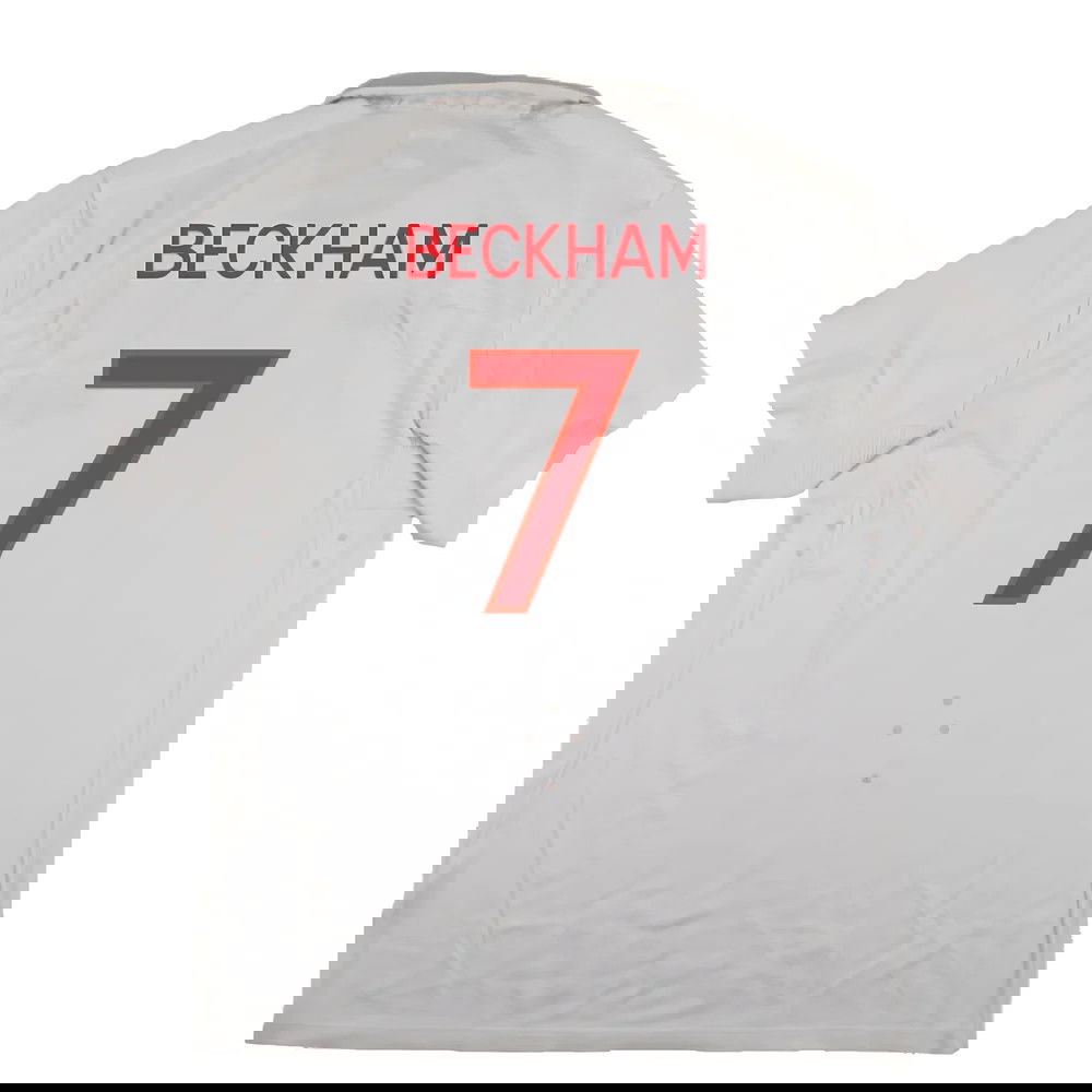England 2009-10 World Cup Home shirt (XL) (Very Good) (BECKHAM 7)