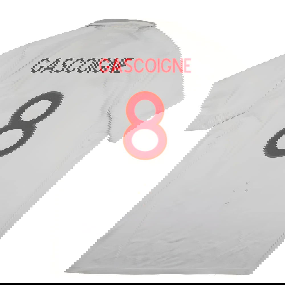 England 2009-10 World Cup Home shirt (XL) (Very Good) (Gascoigne 8)