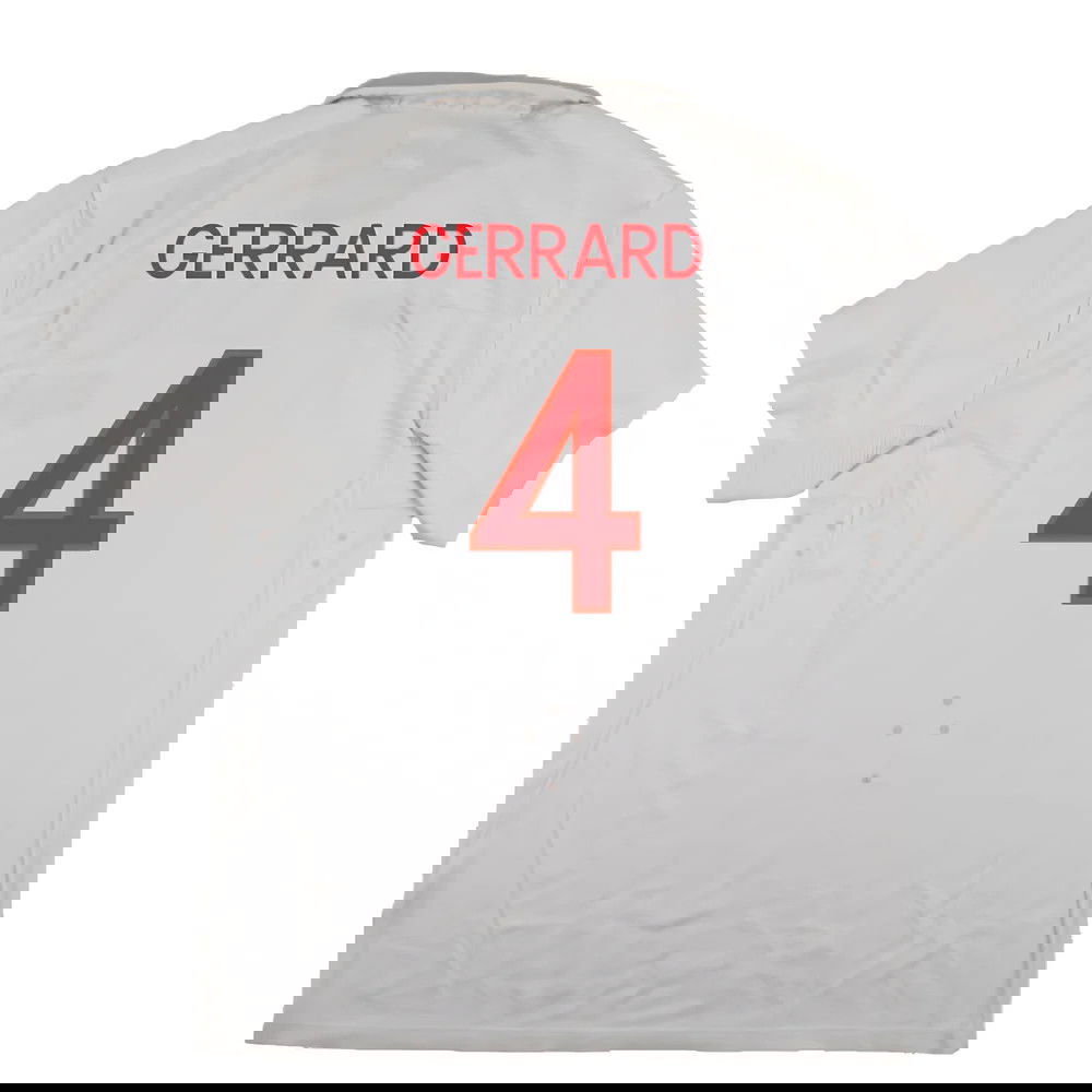 England 2009-10 World Cup Home shirt (XL) (Very Good) (GERRARD 4)