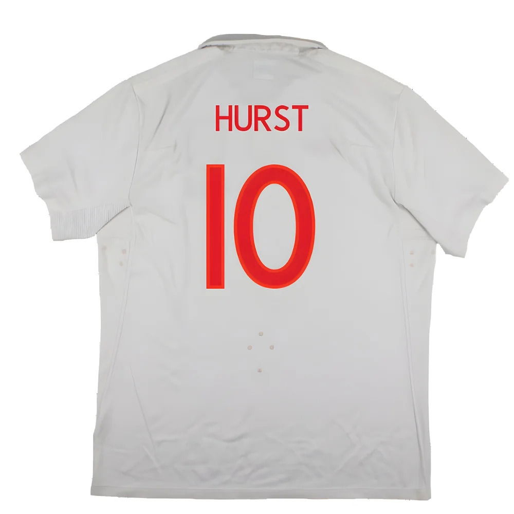 England 2009-10 World Cup Home shirt (XL) (Very Good) (HURST 10)