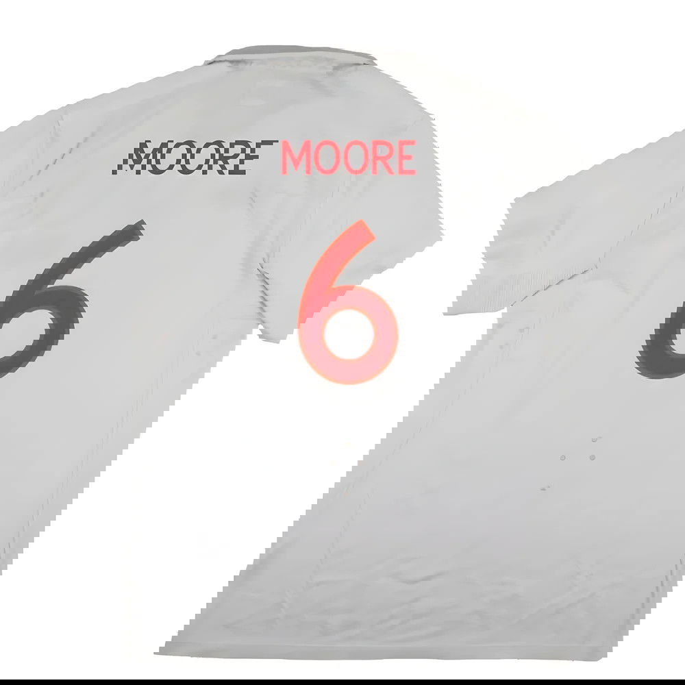 England 2009-10 World Cup Home shirt (XL) (Very Good) (Moore 6)