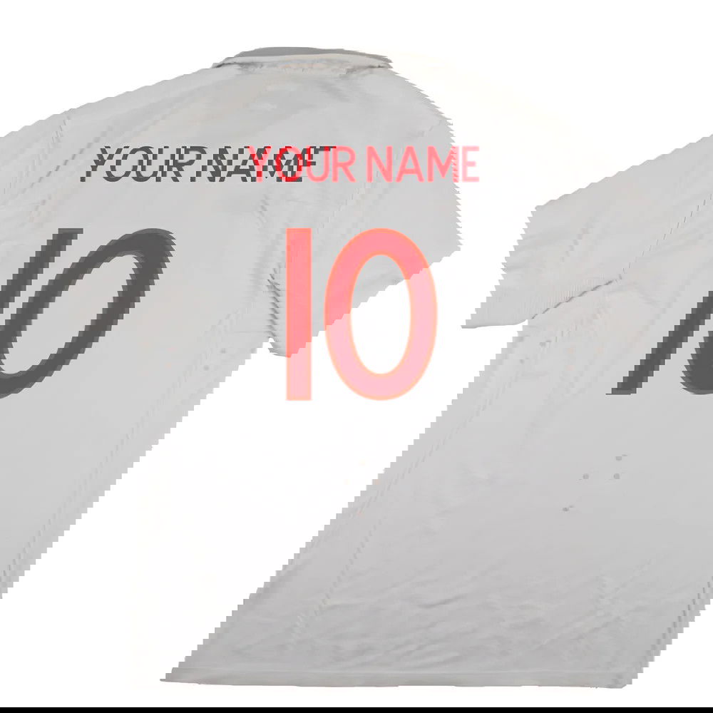 England 2009-10 World Cup Home shirt (XL) (Very Good) (Your Name)