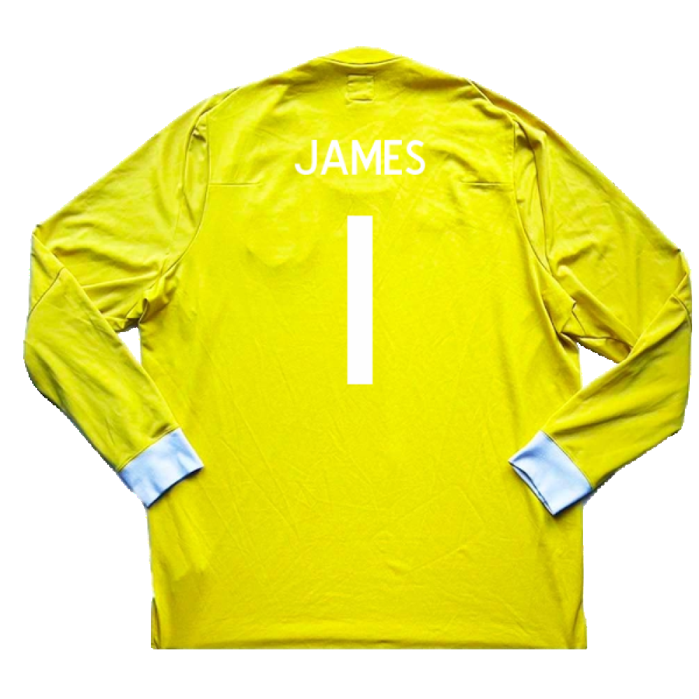 England 2010-11 Goalkeeper Away Shirt ((Good) XXL) (JAMES 1)