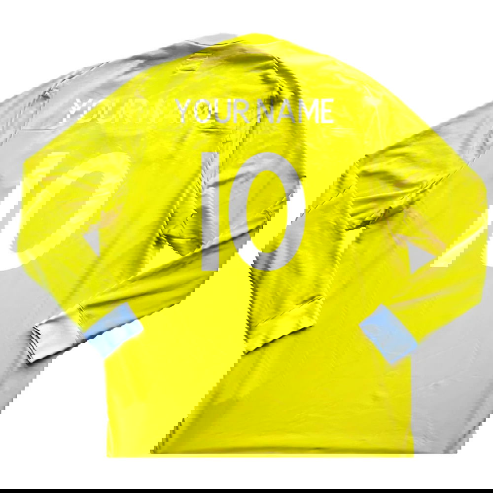 England 2010-11 Goalkeeper Away Shirt ((Good) XXL) (Your Name)