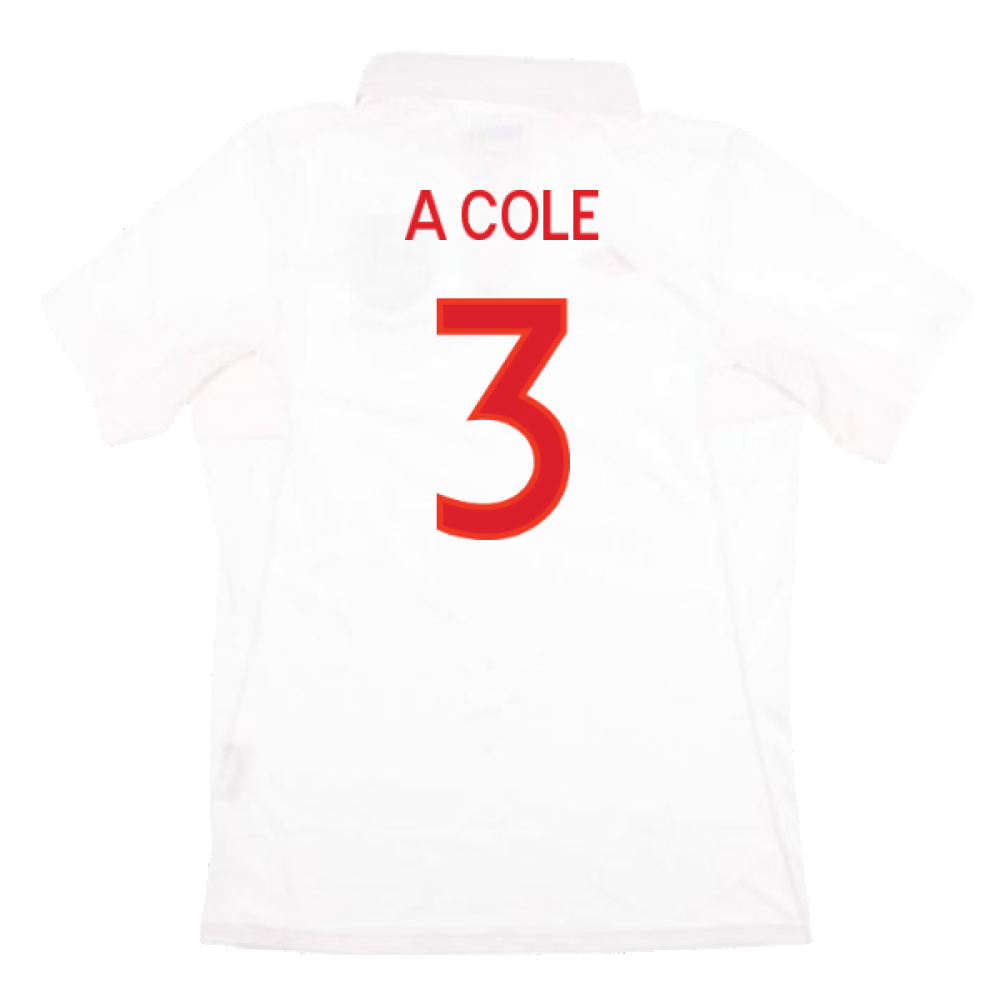 England 2010-12 Home Shirt ((Very Good) M) (A COLE 3)