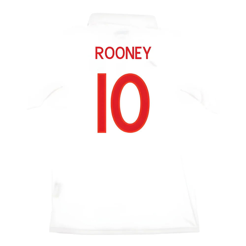 England 2010-12 Home Shirt ((Very Good) M) (ROONEY 10)