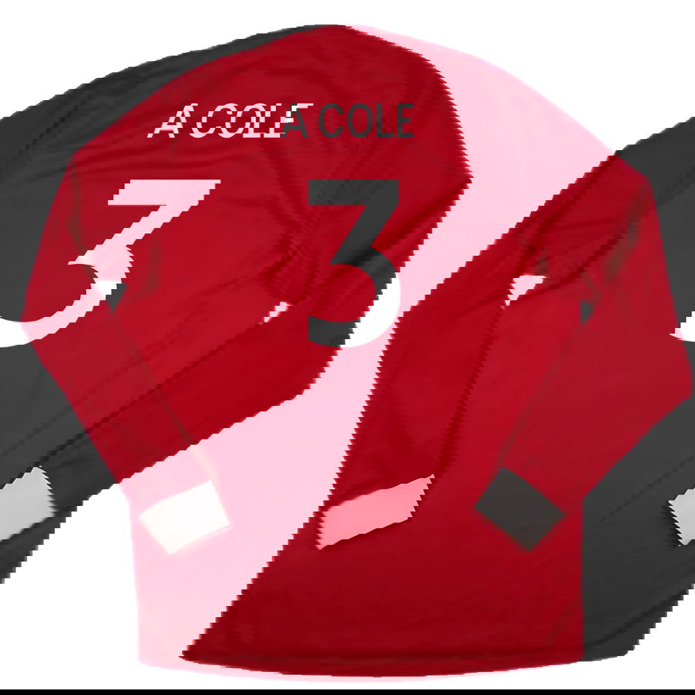 England 2010-2011 Away L/S Shirt (L) (Excellent) (A COLE 3)