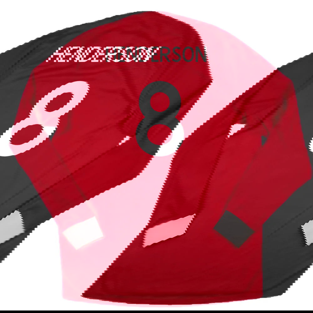 England 2010-2011 Away L/S Shirt (L) (Excellent) (HENDERSON 8)