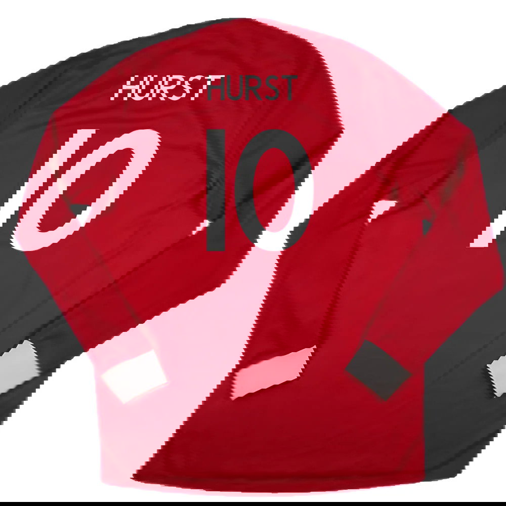 England 2010-2011 Away L/S Shirt (L) (Excellent) (HURST 10)