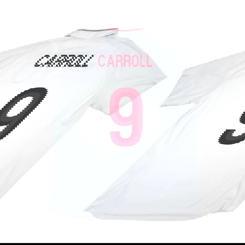 England 2012-13 Home Shirt (Very Good) (Carroll 9)