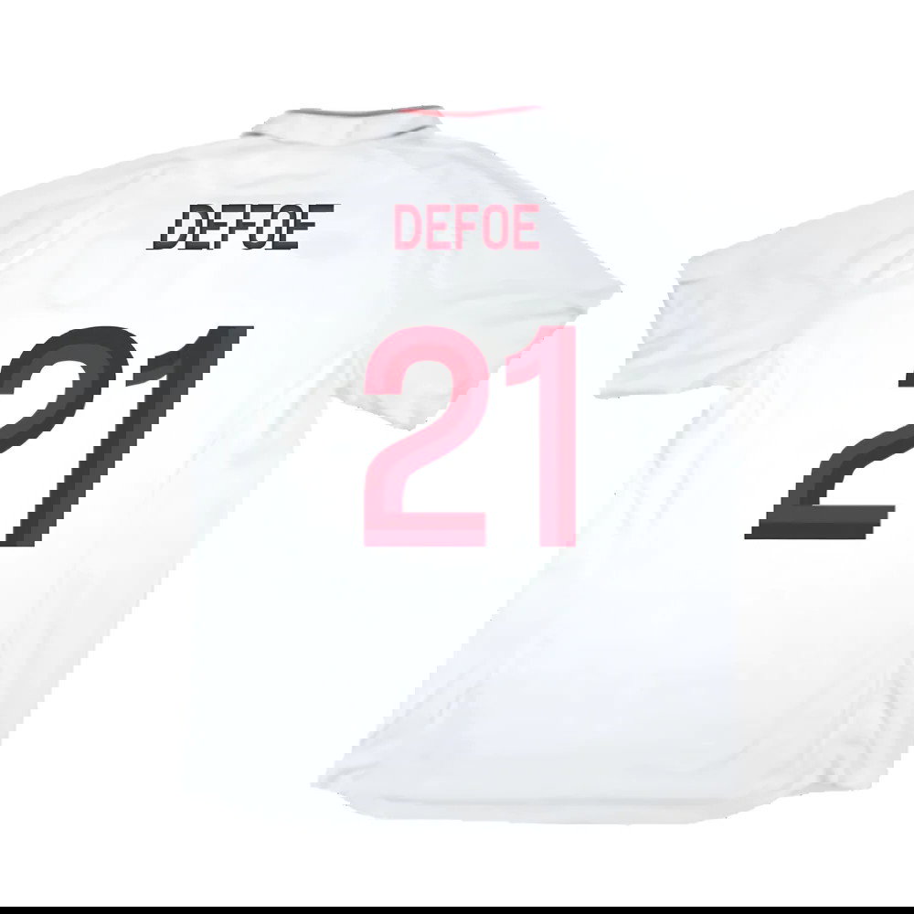 England 2012-13 Home Shirt (Very Good) (Defoe 21)