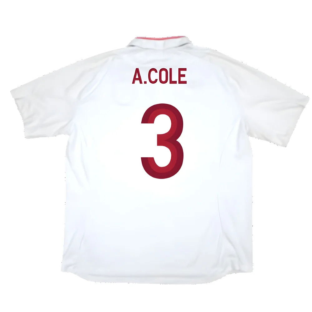 England 2012-13 Home Shirt (Good) (A.Cole 3)