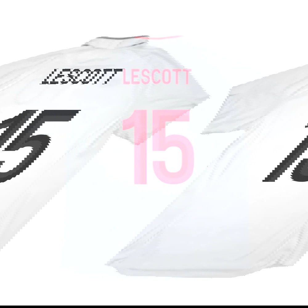 England 2012-13 Home Shirt (Excellent) (Lescott 15)