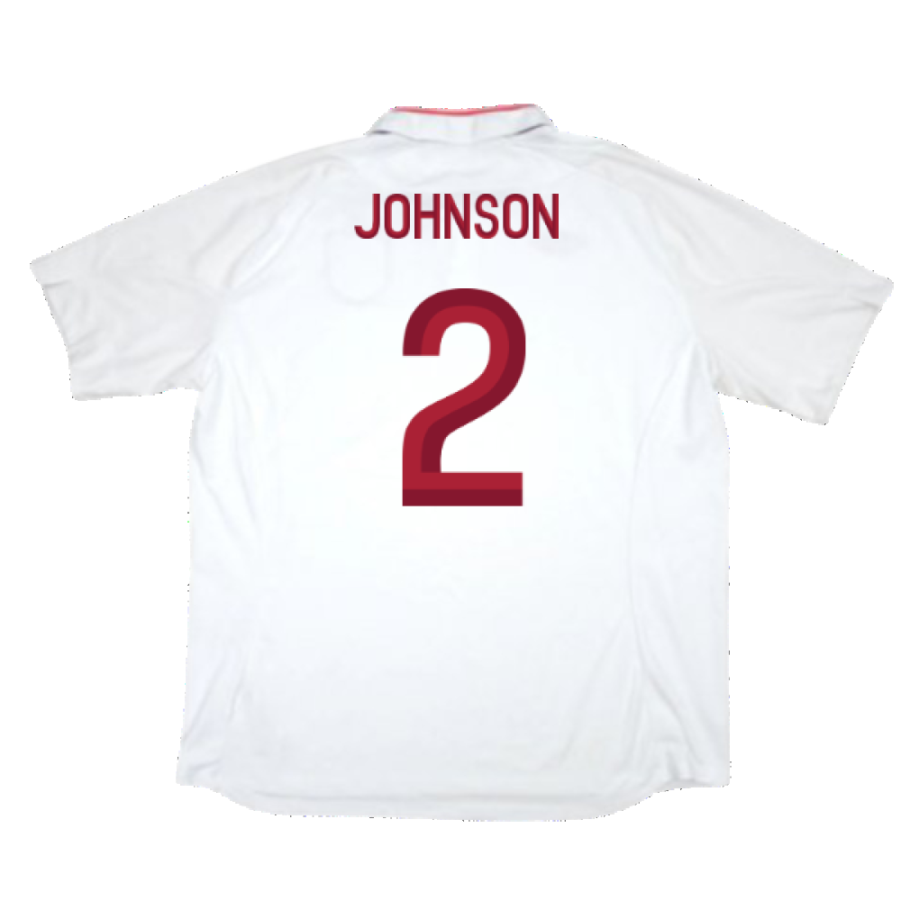 England 2012-13 Home Shirt (Mint) (Johnson 2)