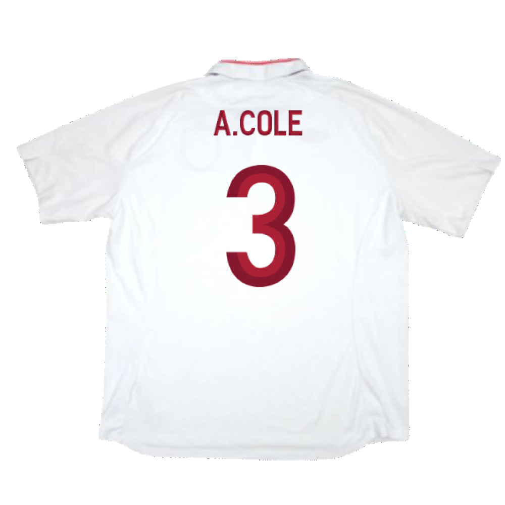 England 2012-13 Home (XXXL) (Very Good) (A.Cole 3)