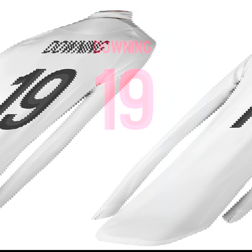 England 2012-13 Long Sleeve Home Shirt (L) (Fair) (Downing 19)