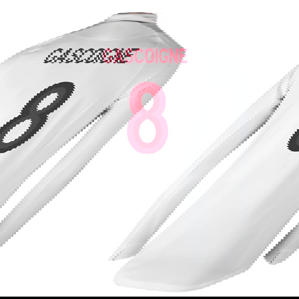 England 2012-13 Long Sleeve Home Shirt (L) (Fair) (Gascoigne 8)