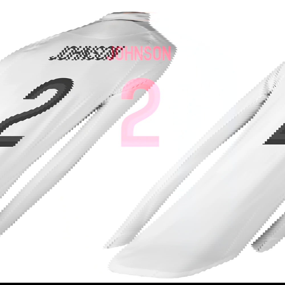 England 2012-13 Long Sleeve Home Shirt (L) (Fair) (Johnson 2)