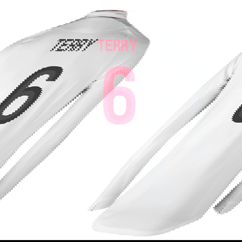 England 2012-13 Long Sleeve Home Shirt (L) (Fair) (Terry 6)