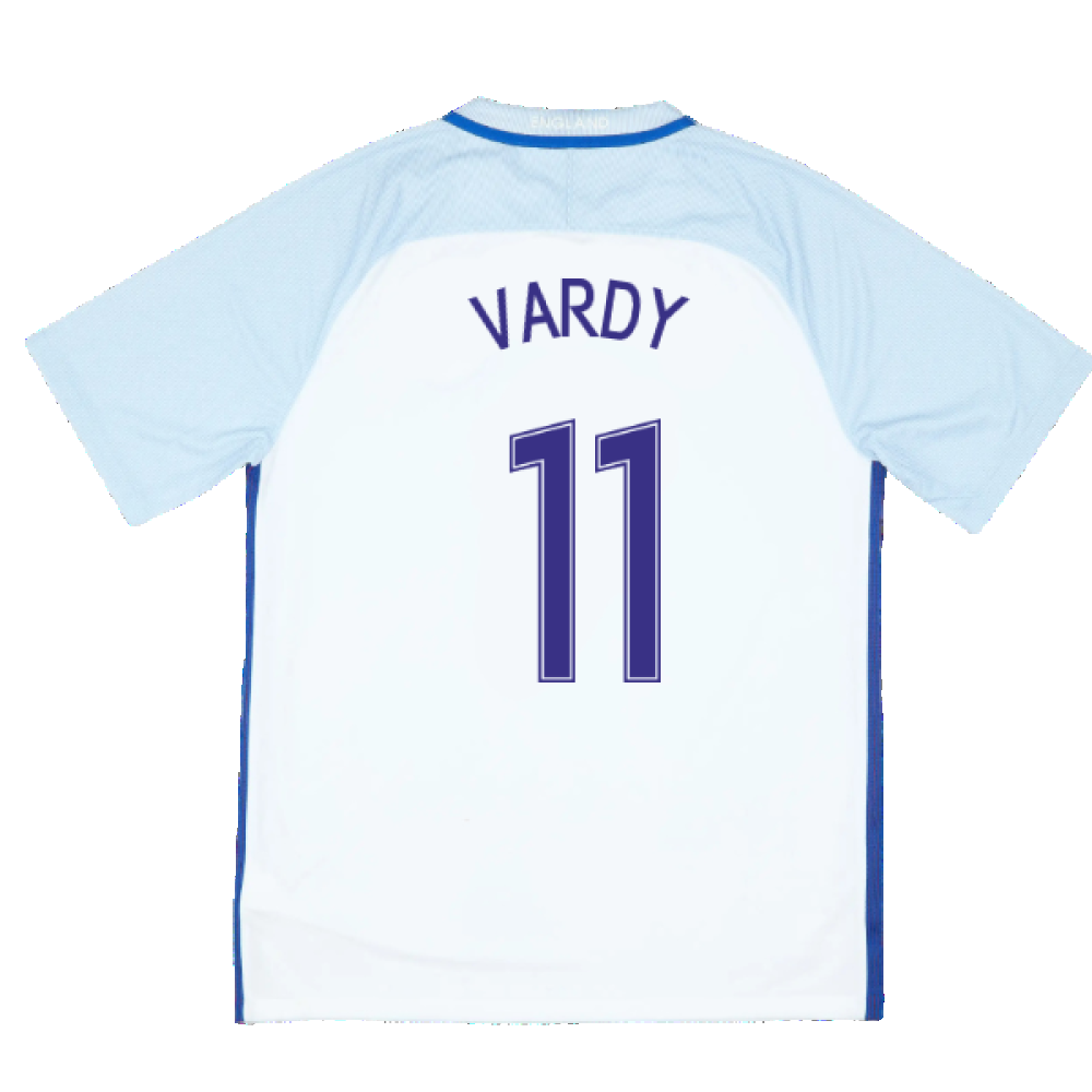 England 2016-17 Home Shirt ((Fair) XXL) (Vardy 11)