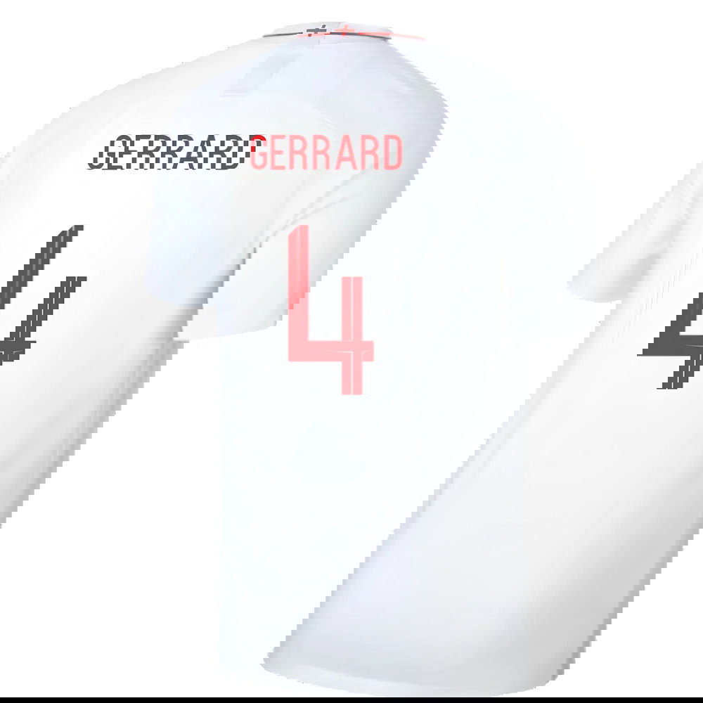 England 2018-19 Home Shirt (Infant M) (Excellent) (Gerrard 4)