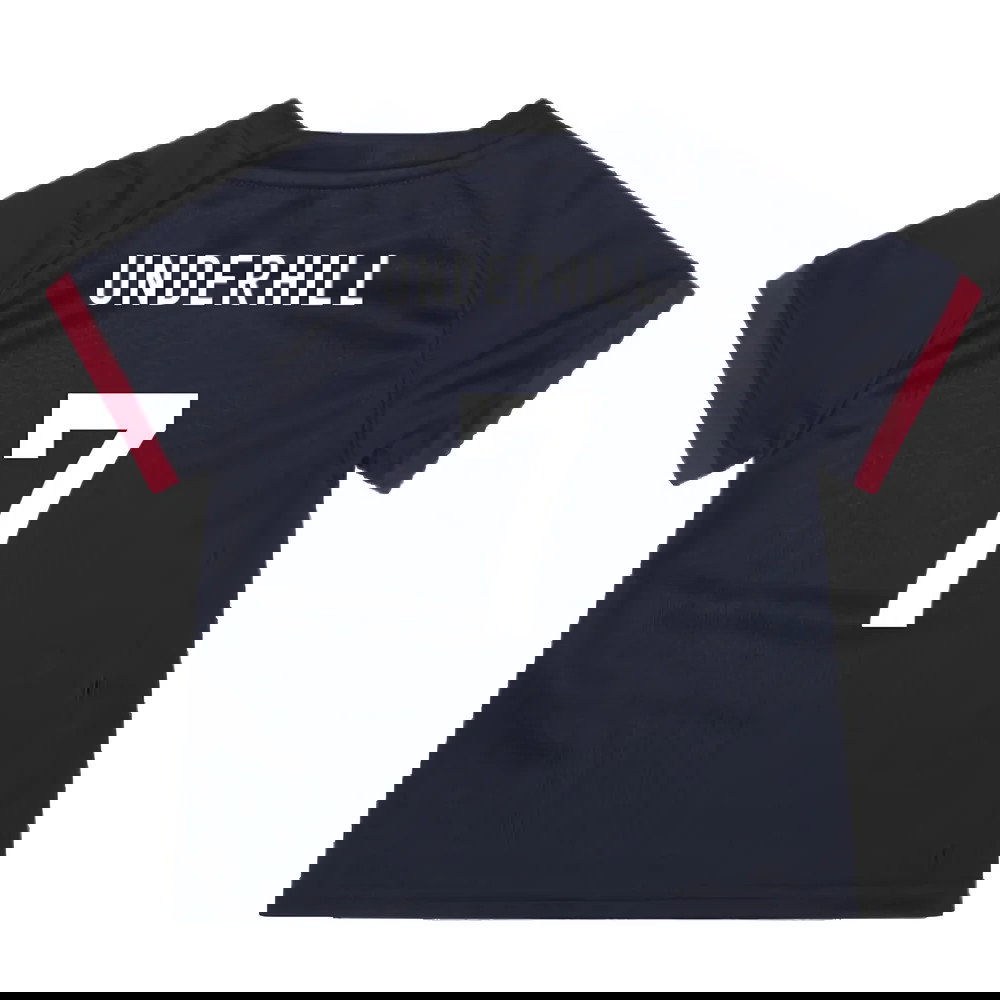 England RWC 2023 Alternate Replica Rugby Baby Shirt (Underhill 7)